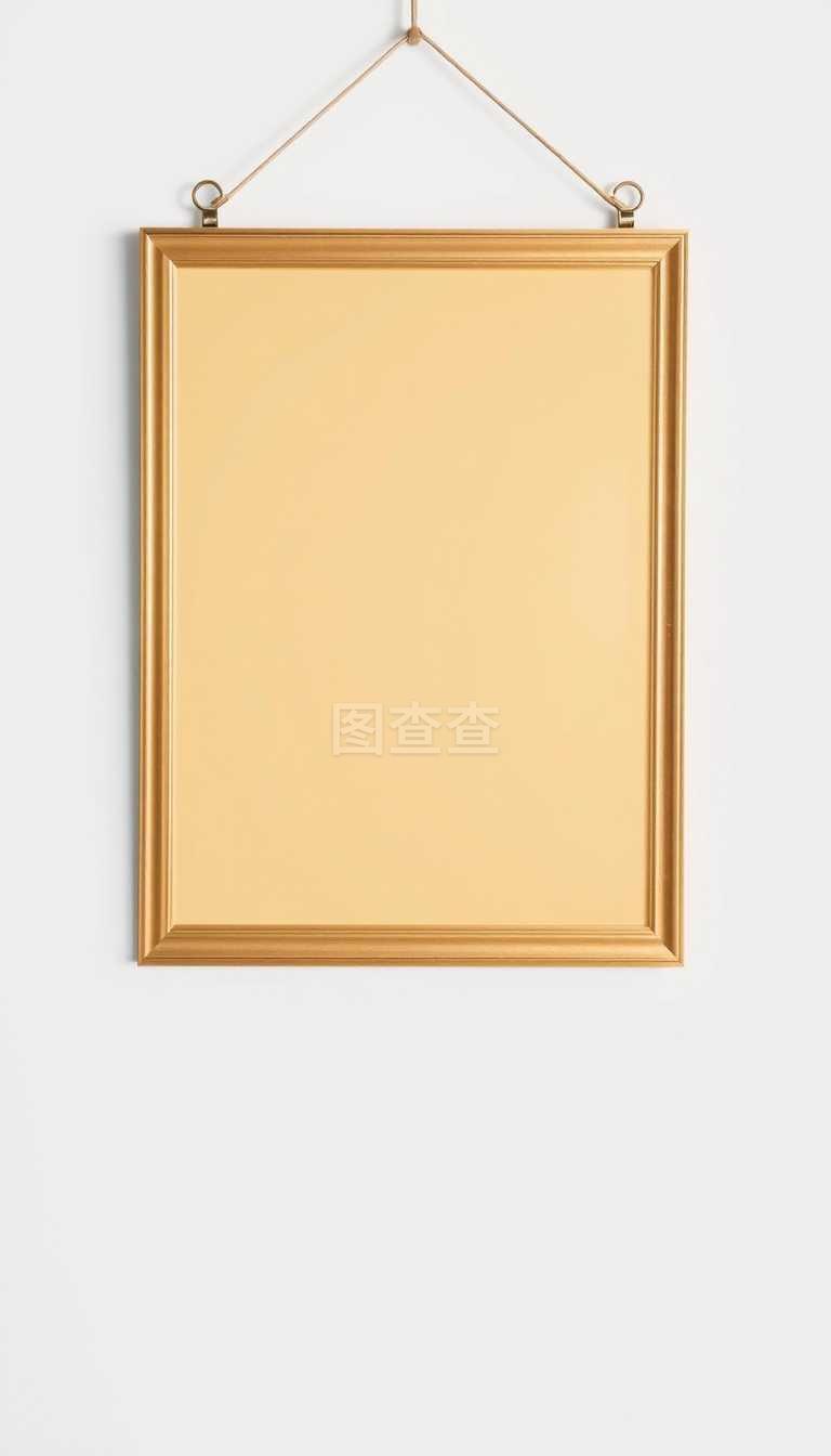 空白的金色信息面板——無(wú)形的潛能與緊迫的浪潮
